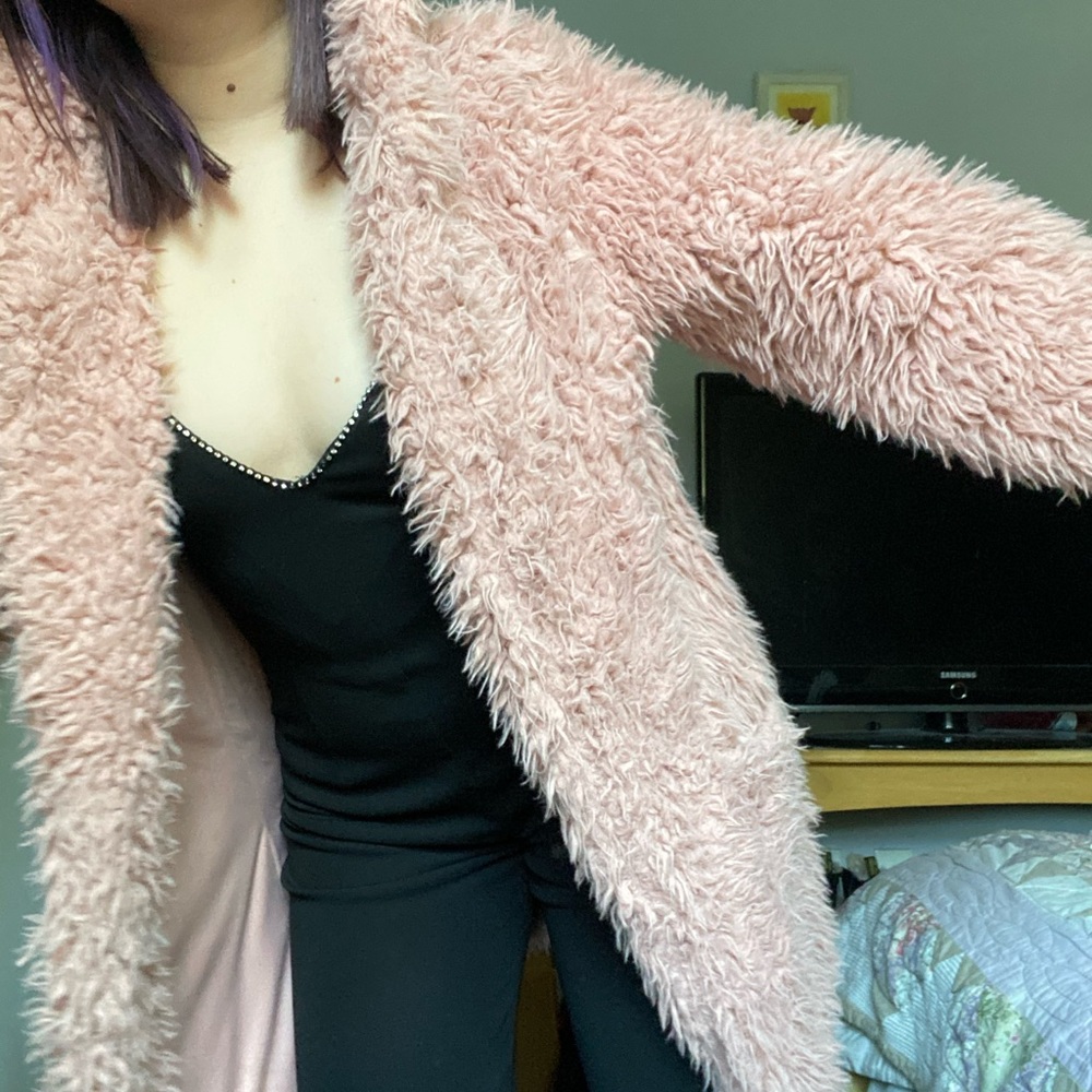 Long Faux Fur Coat